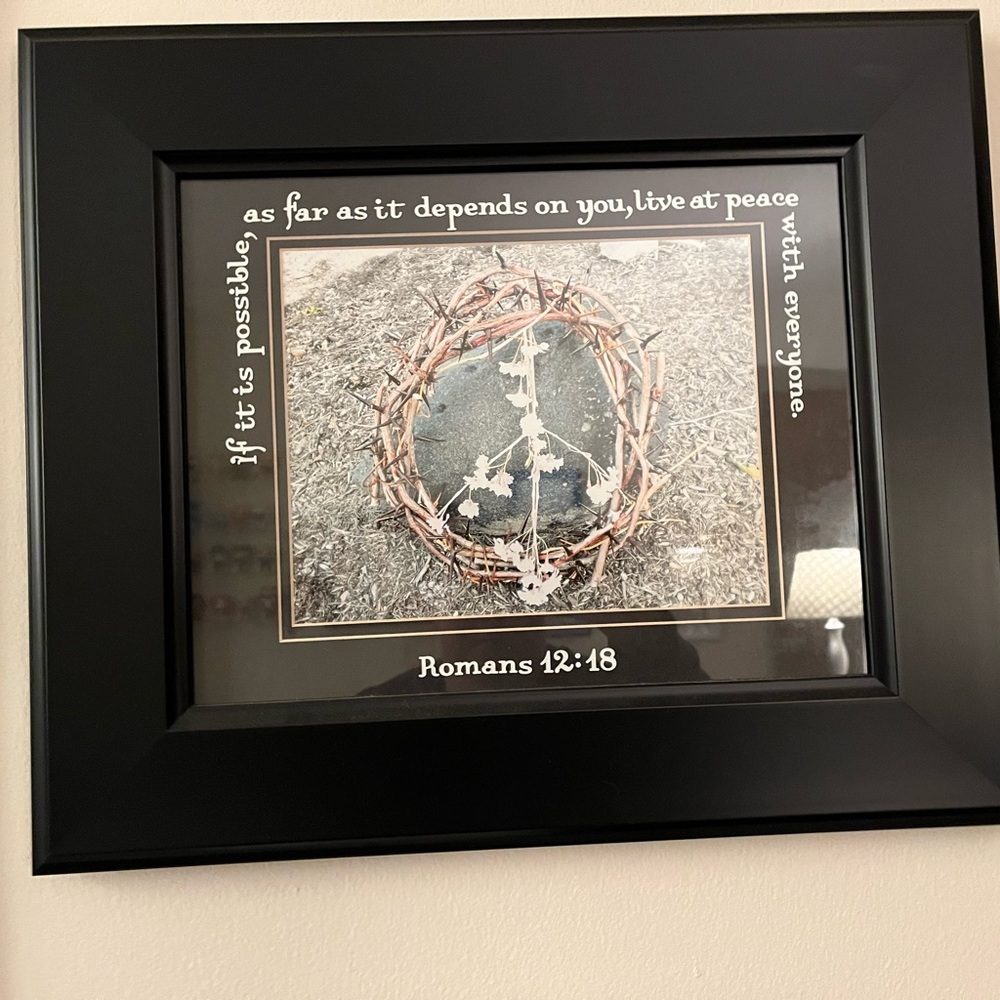 Scripture wall art